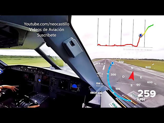 a qué velocidad va un avión comercial