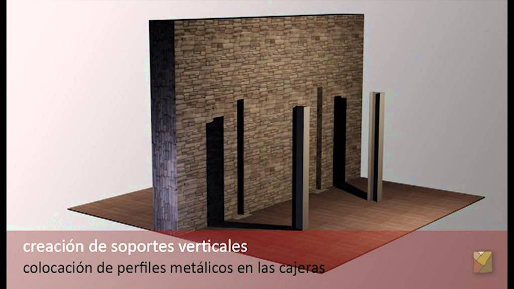 abrir hueco en muro de carga