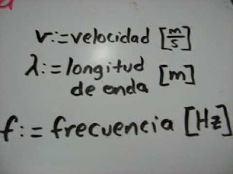 calcular la velocidad de una onda longitudinal