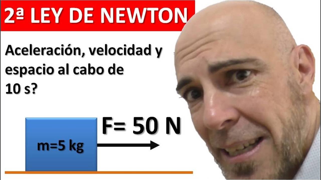 como calcular la velocidad en la segunda ley de newton