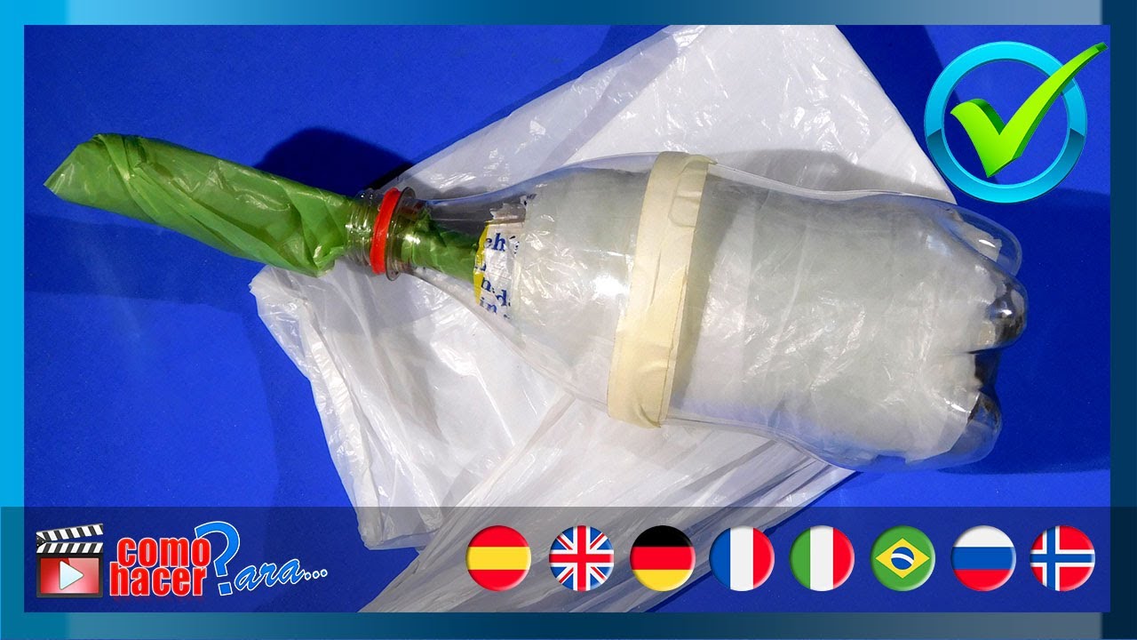 como guardar las bolsas de plastico