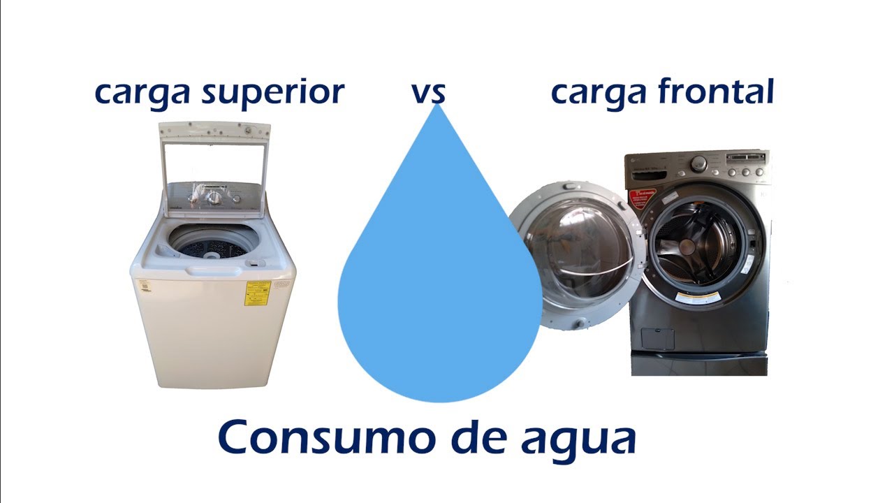 cuántos litros de agua gasta una lavadora