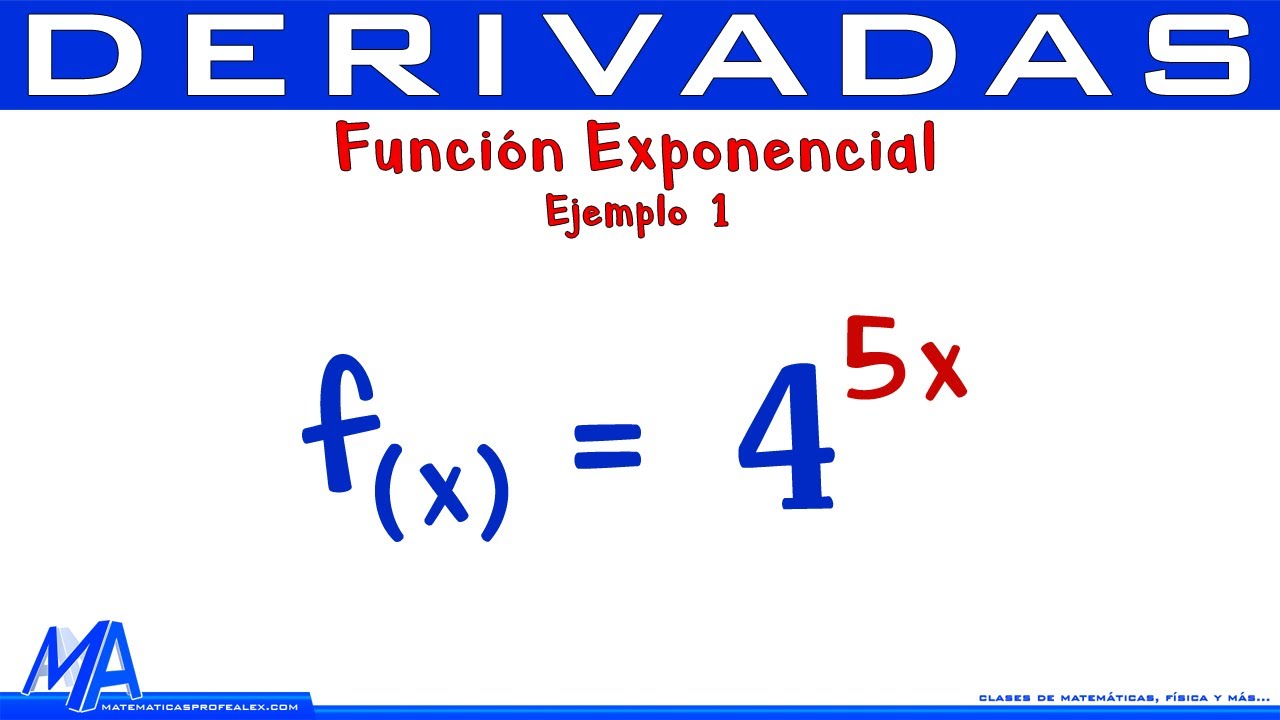derivadas de funciones exponenciales y logarítmicas