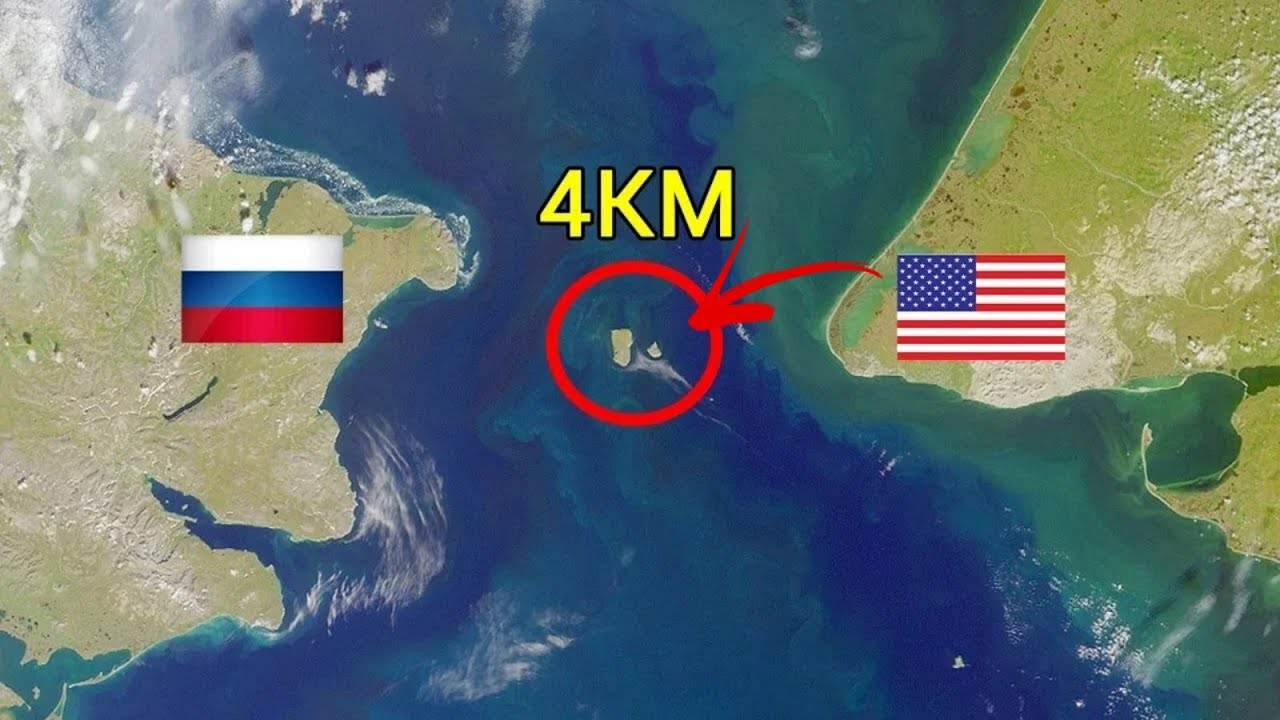 distancia entre rusia y estados unidos