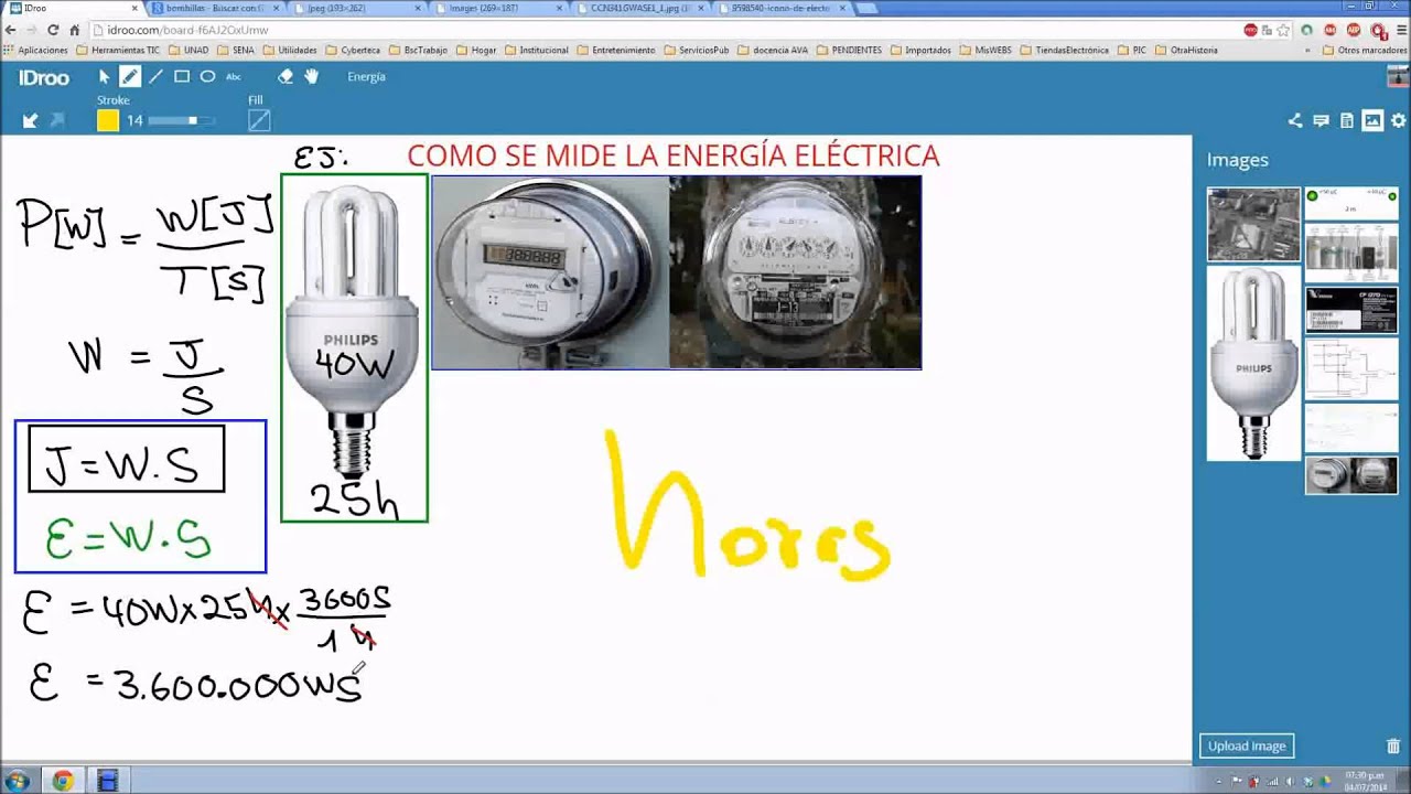 en que se mide la energía eléctrica