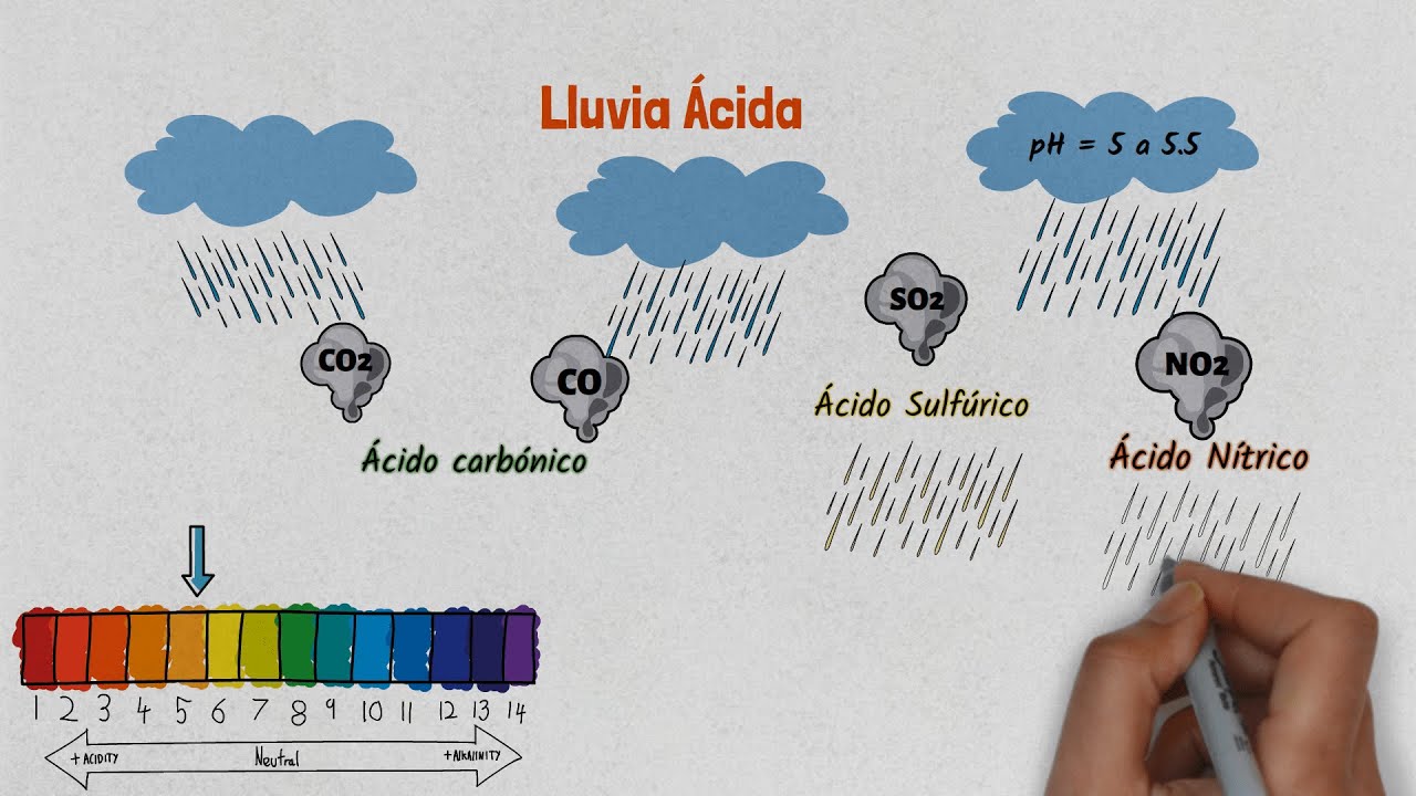 lluvia acida que es causas y consecuencias