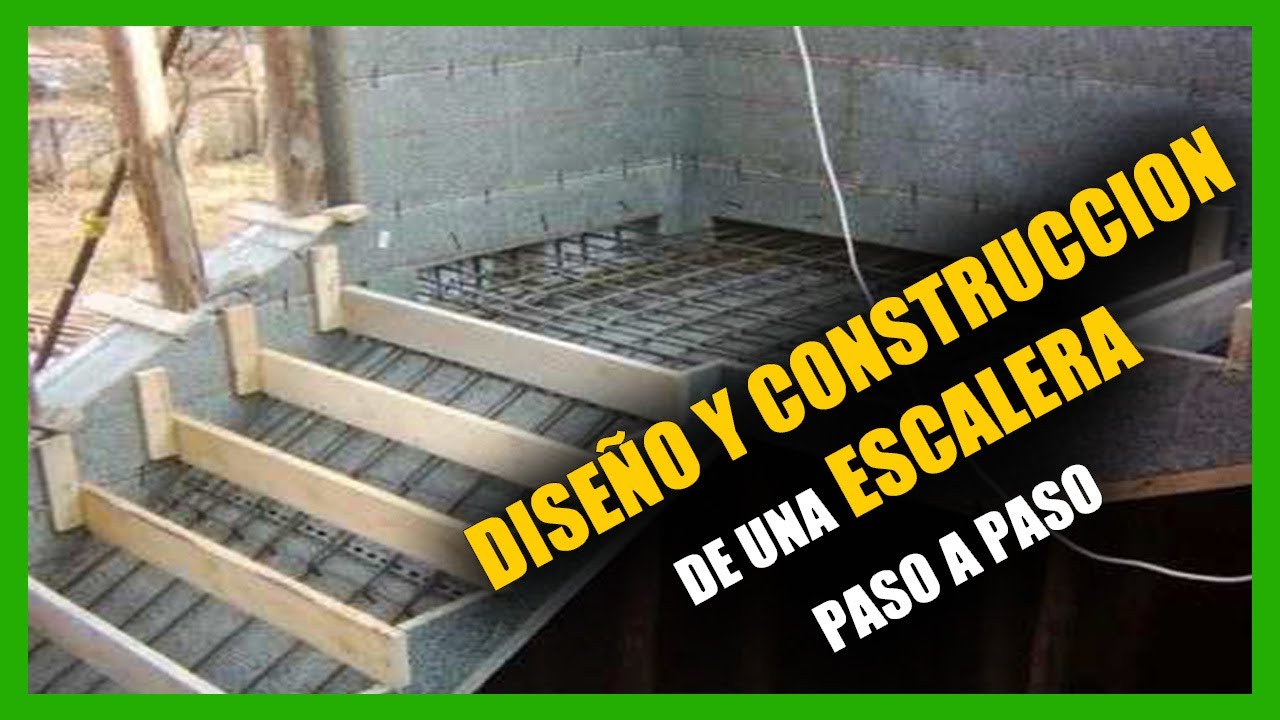 partes de una escalera de obra