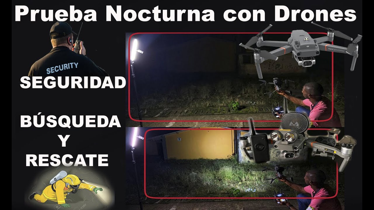 porque hay drones en la noche