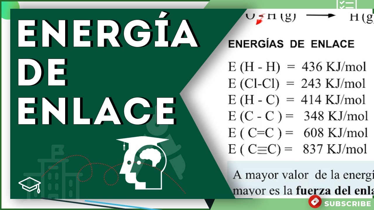 qué es la energía de enlace