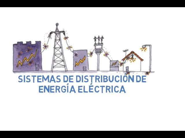 red de distribución de energía eléctrica