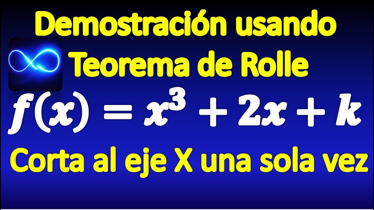 teorema de rolle y teoremas del valor medio