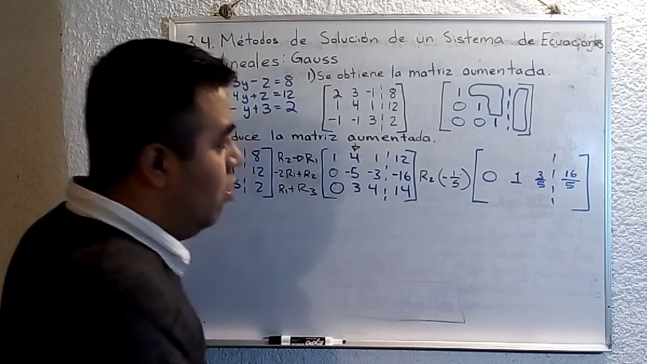 3.4 métodos de solución de un sistema de ecuaciones lineales