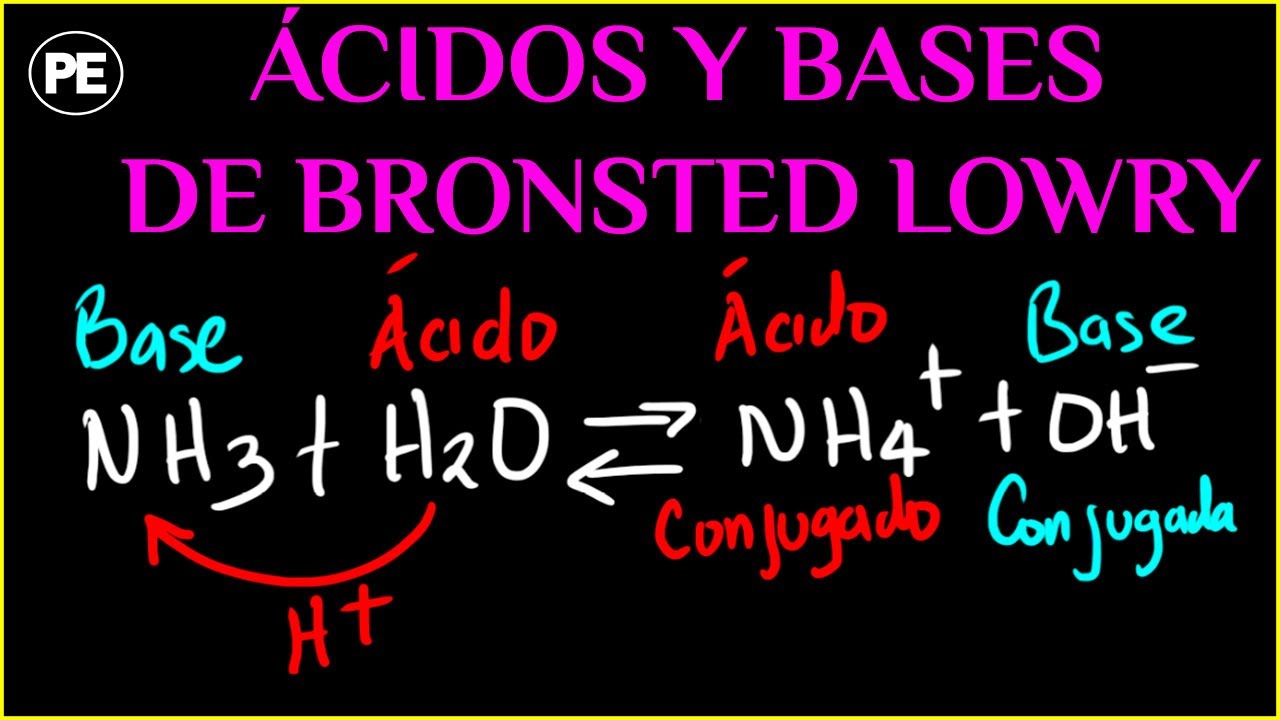 acido y base definicion de bronsted lowry