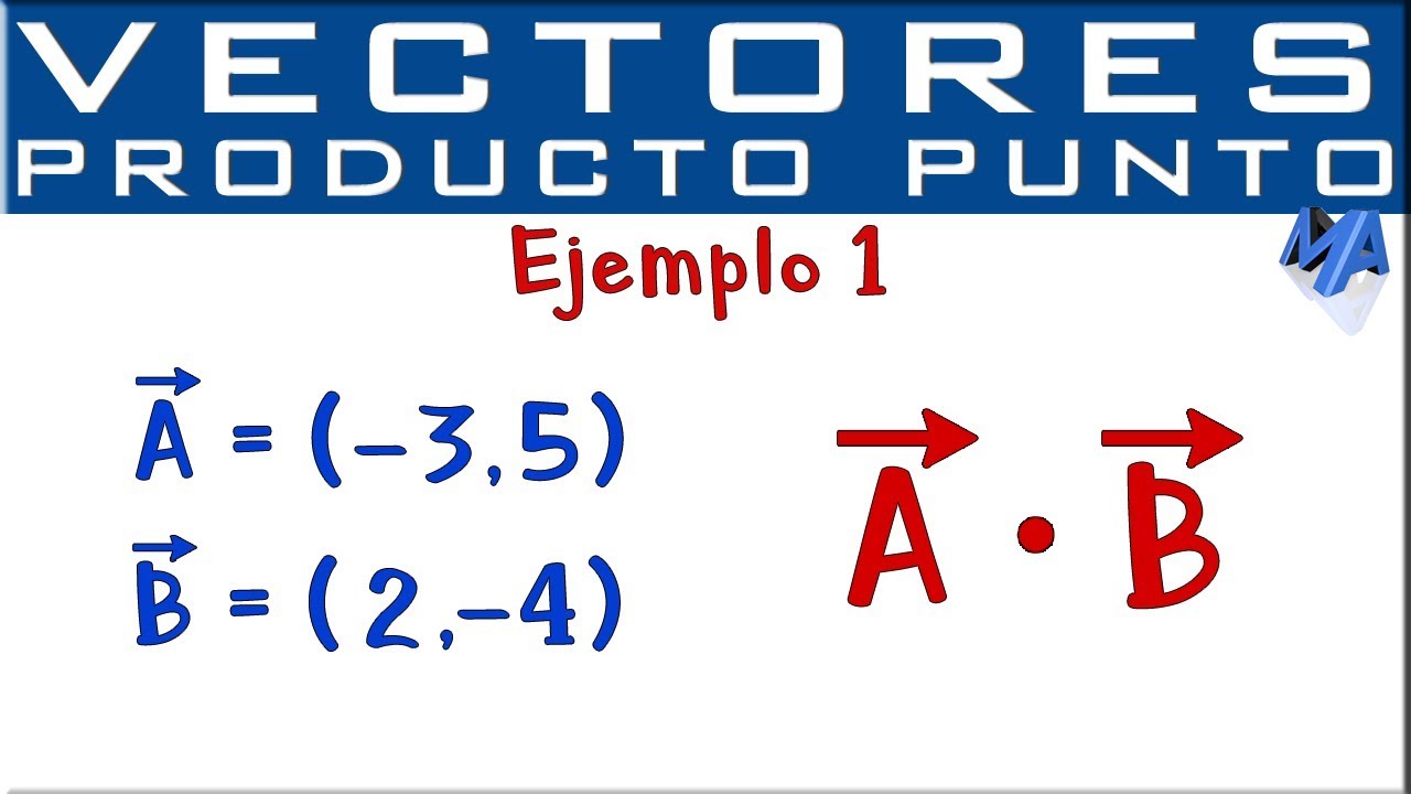 calcular el producto punto de dos vectores