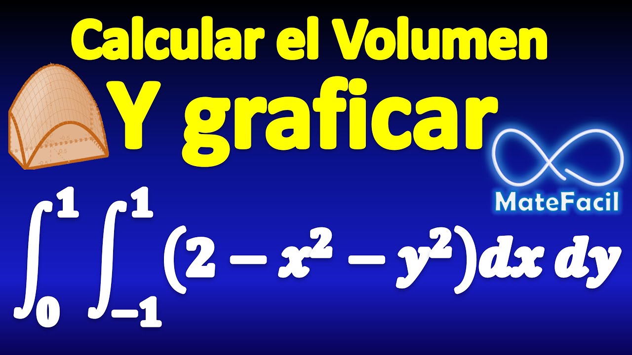 calculo de volumen con integrales dobles