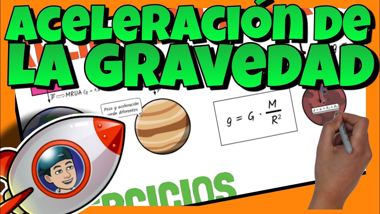 como calcular la aceleración de la gravedad