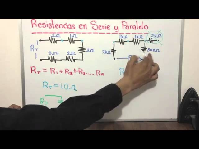 como diferenciar resistencias en serie y paralelo