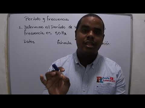 como sacar el periodo de vibracion