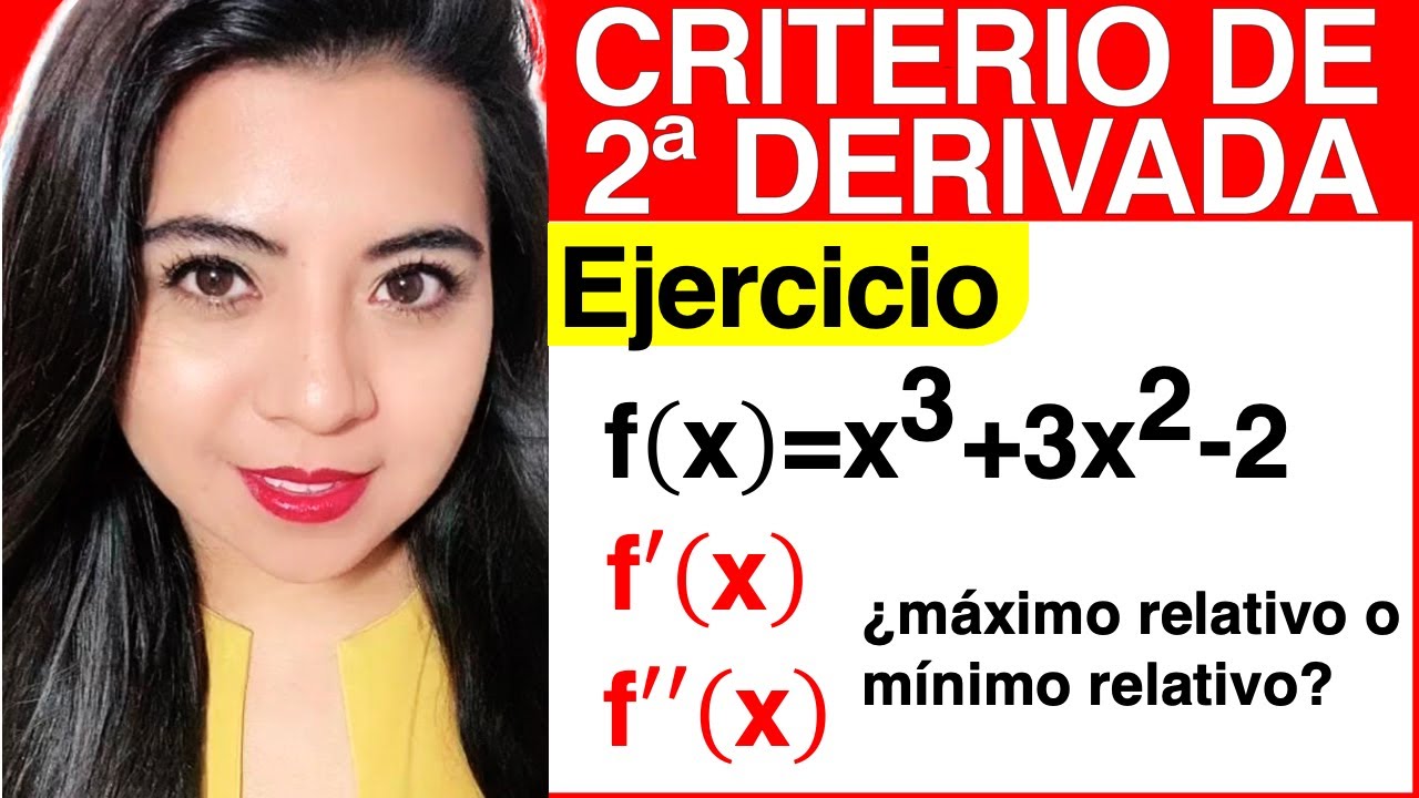 criterios de la segunda derivada para máximos y mínimos