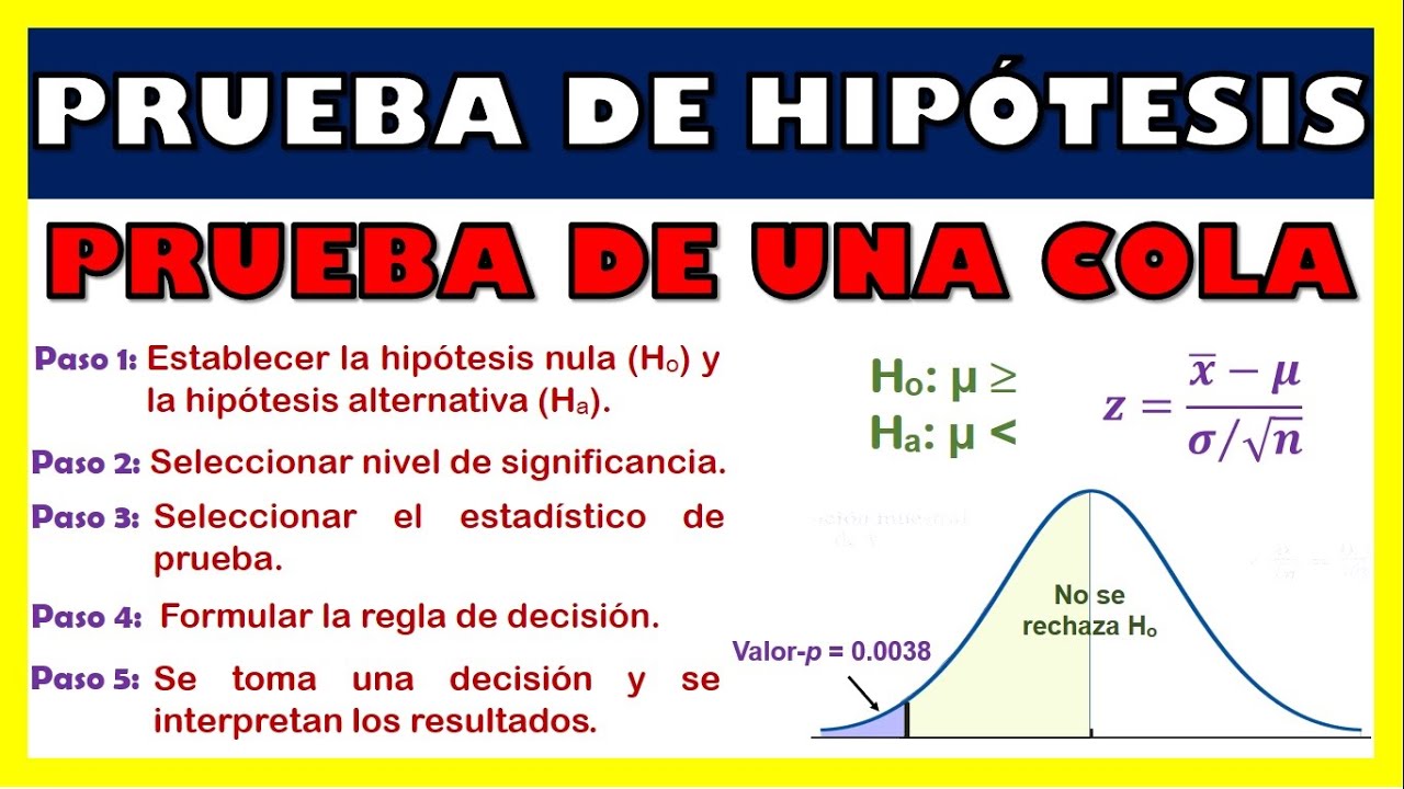 cual es el valor estadistico de prueba