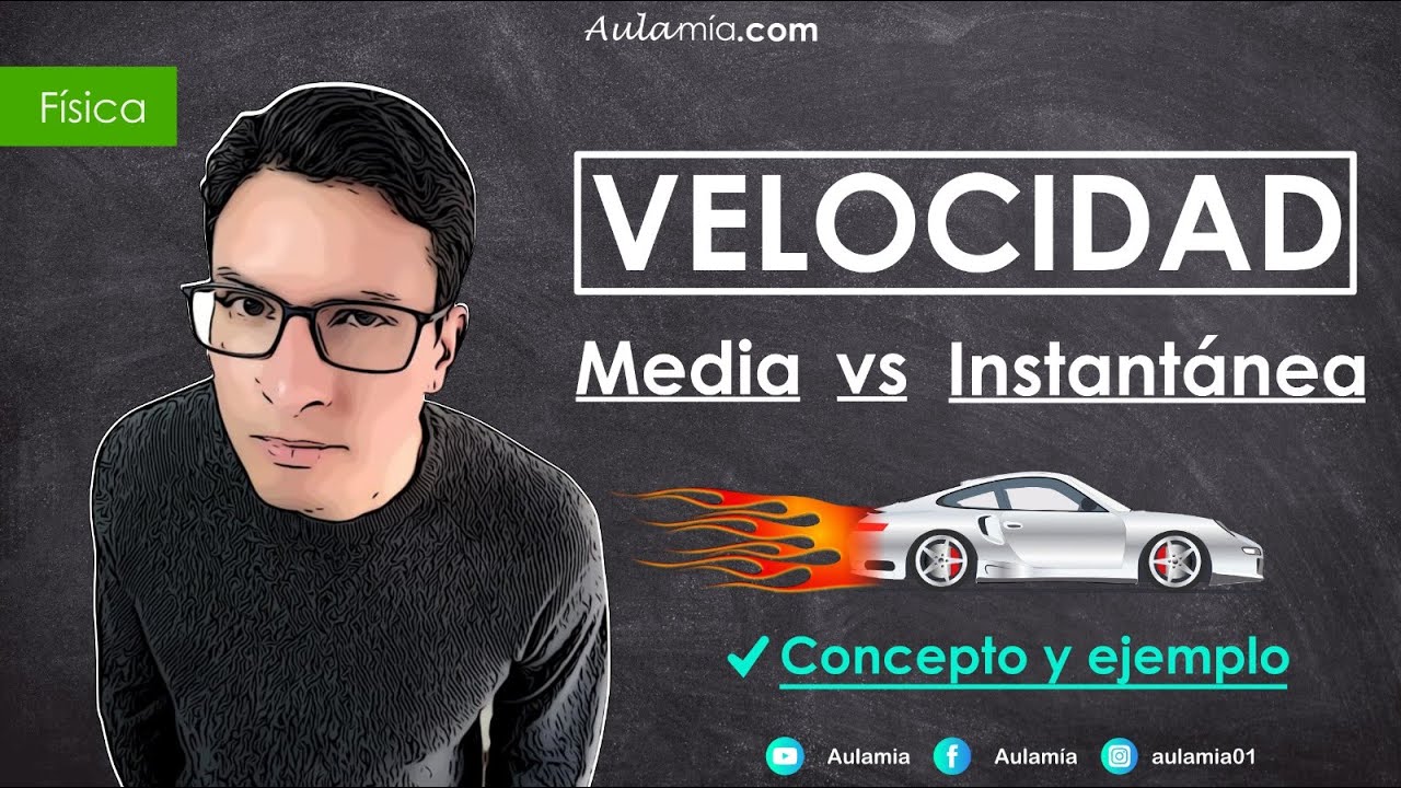 cual es la diferencia entre velocidad instantanea y velocidad media