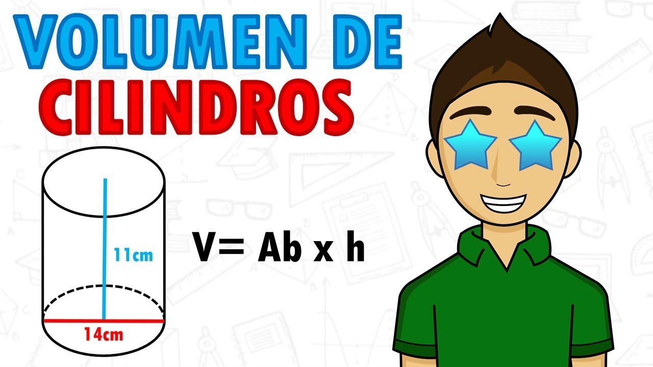 cual es la formula para el volumen de un cilindro