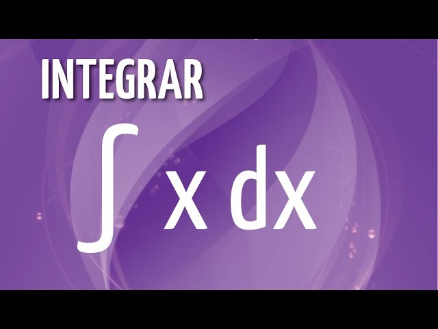 cual es la integral de x