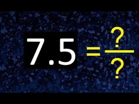 cual es la mitad de 7.5