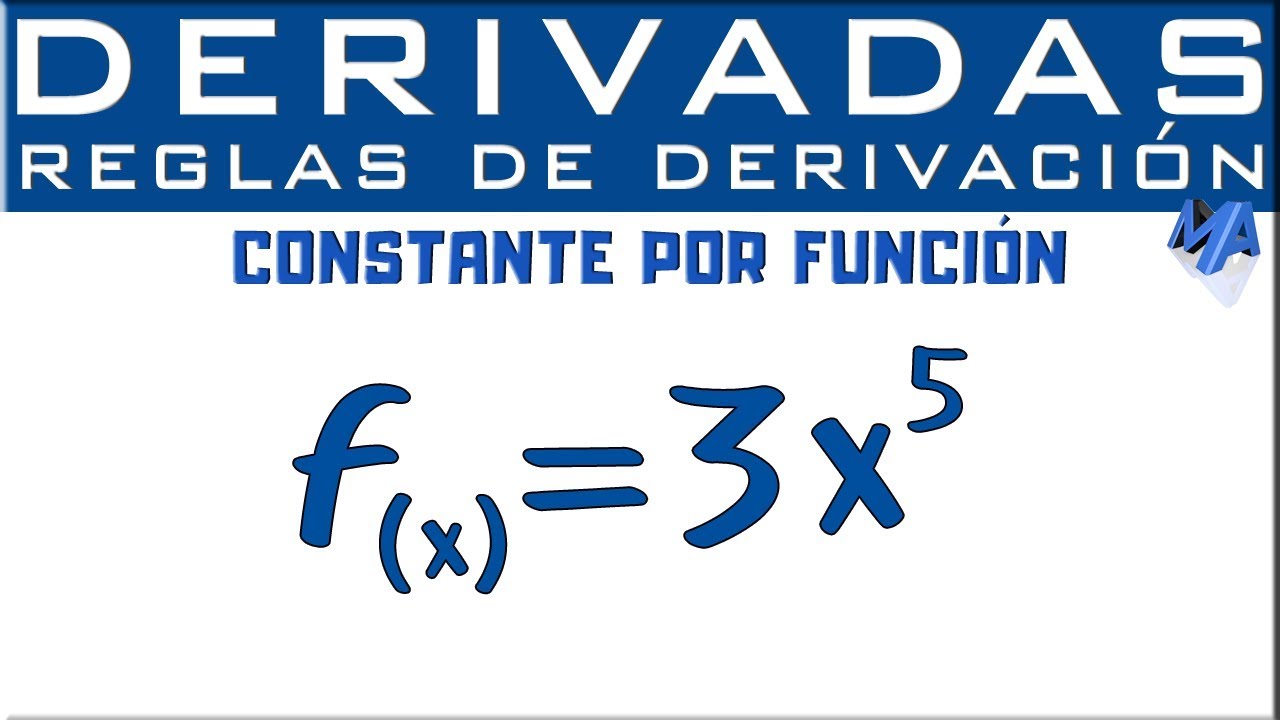derivada de una constante por una funcion