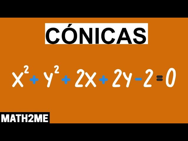 determina el tipo de cónica de la siguiente ecuación general