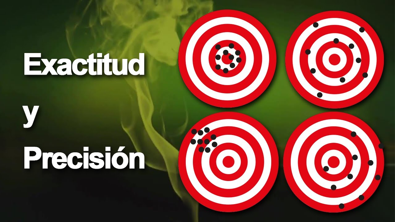 diferencia entre precision y exactitud en las mediciones