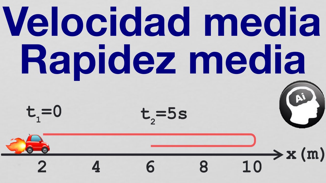 diferencia entre velocidad media y promedio