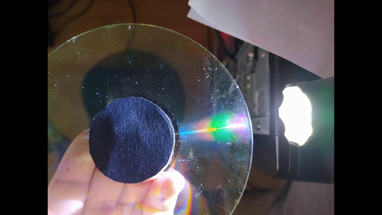 difraccion de la luz en un cd explicacion