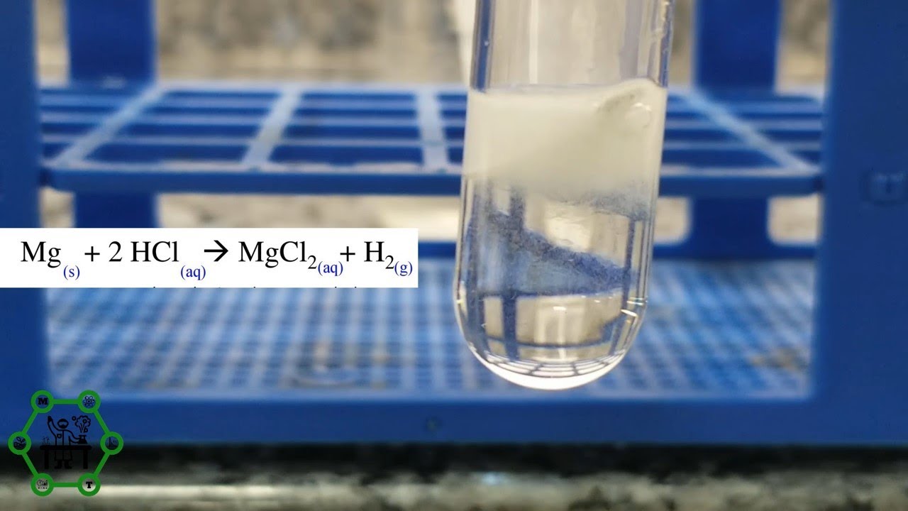 ecuacion quimica de magnesio con acido clorhidrico