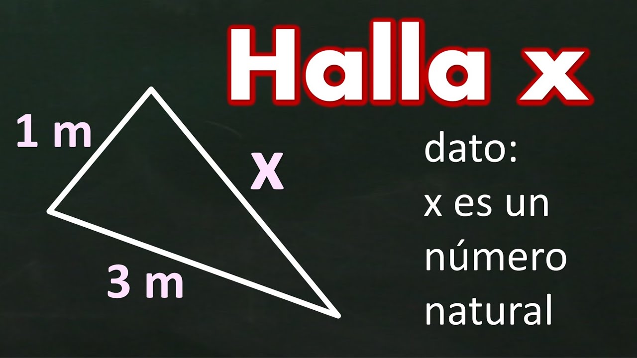 hallar la longitud del lado x