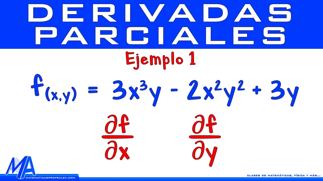 hallar las dos derivadas parciales de primer orden