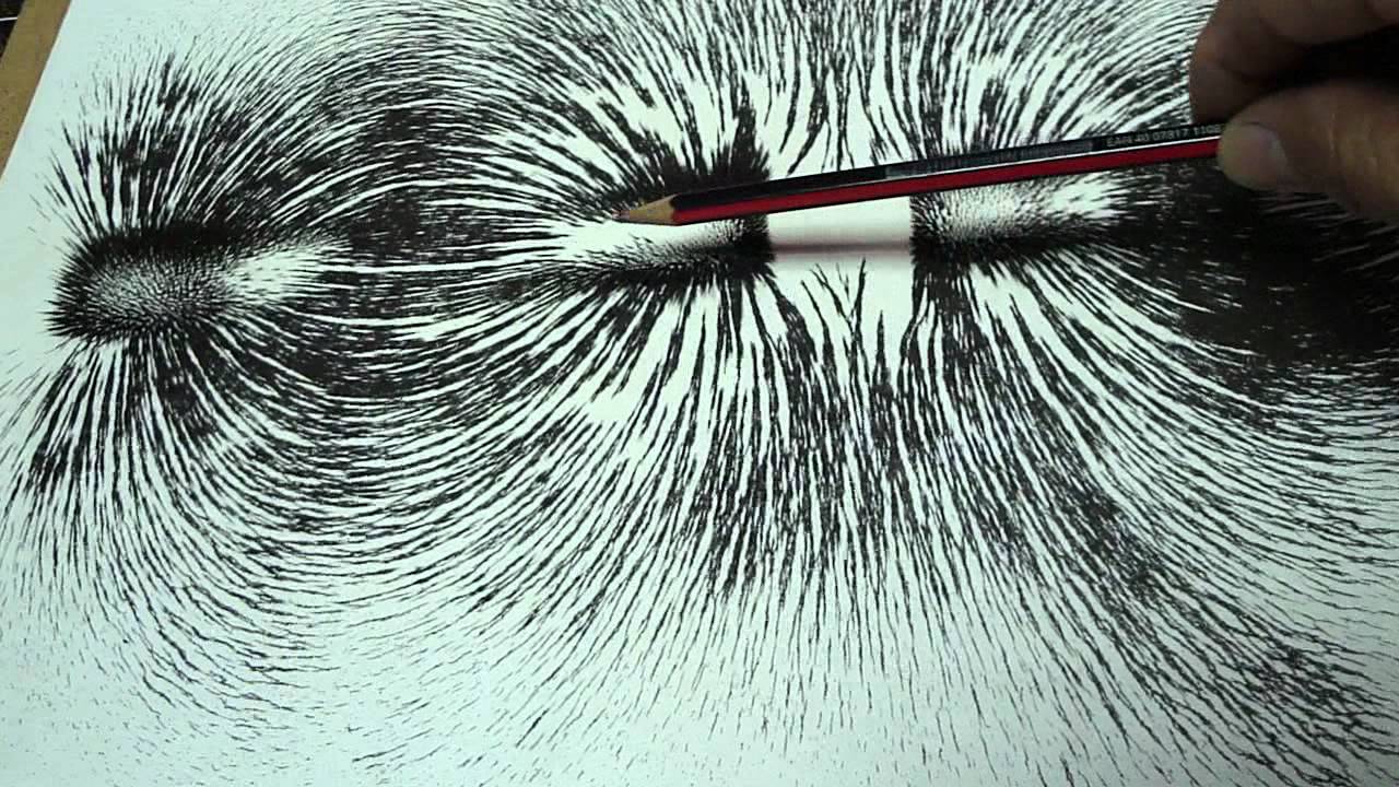 lineas de campo magnetico de un iman