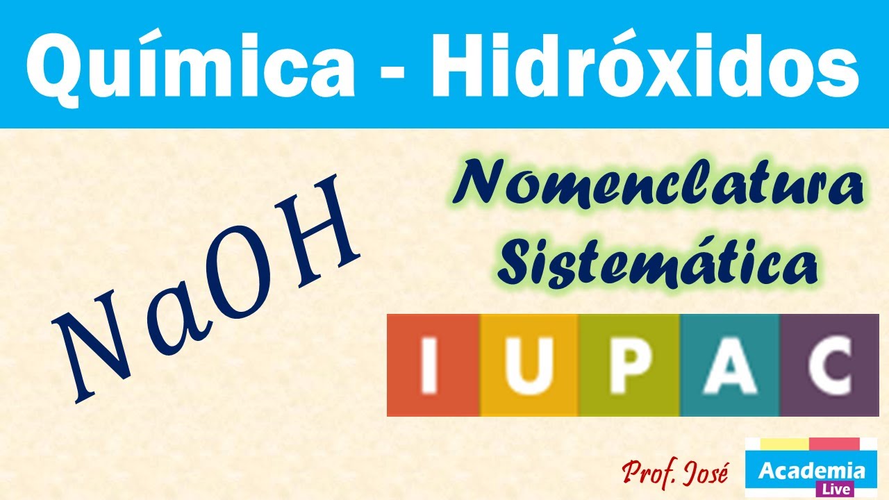 nombre comun de hidroxido de sodio