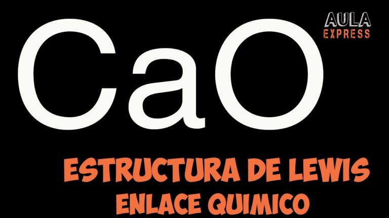 Oxido De Calcio Estructura De Lewis