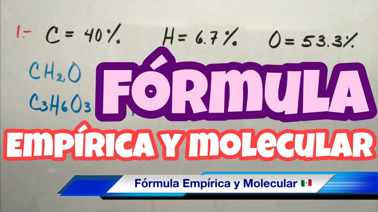 pasos para determinar la formula minima
