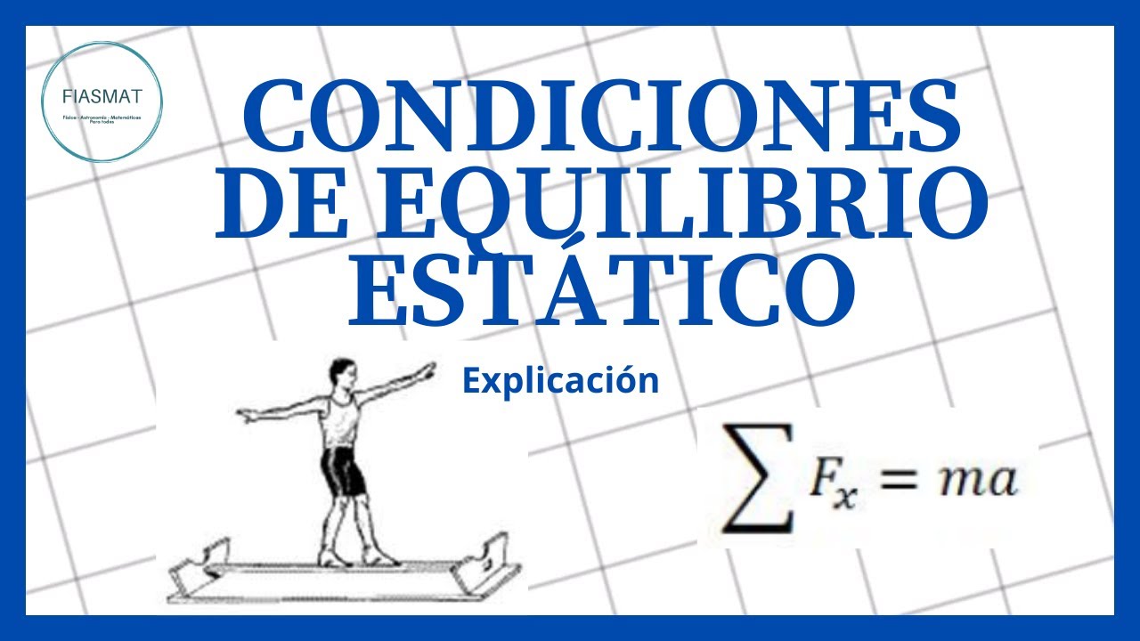 primera y segunda condicion de equilibrio