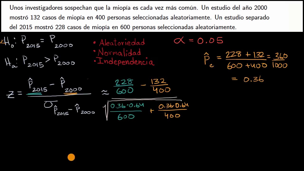 prueba de hipotesis para la diferencia de proporciones