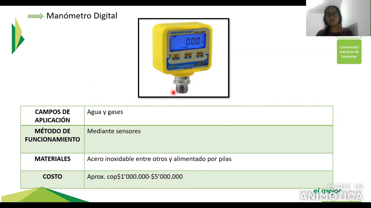 que instrumento se utiliza para medir la presion en fisica
