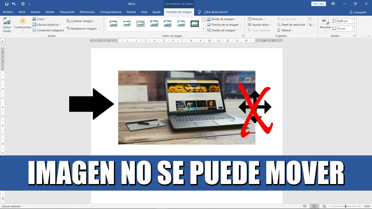 que no se puede mover o que no es libre
