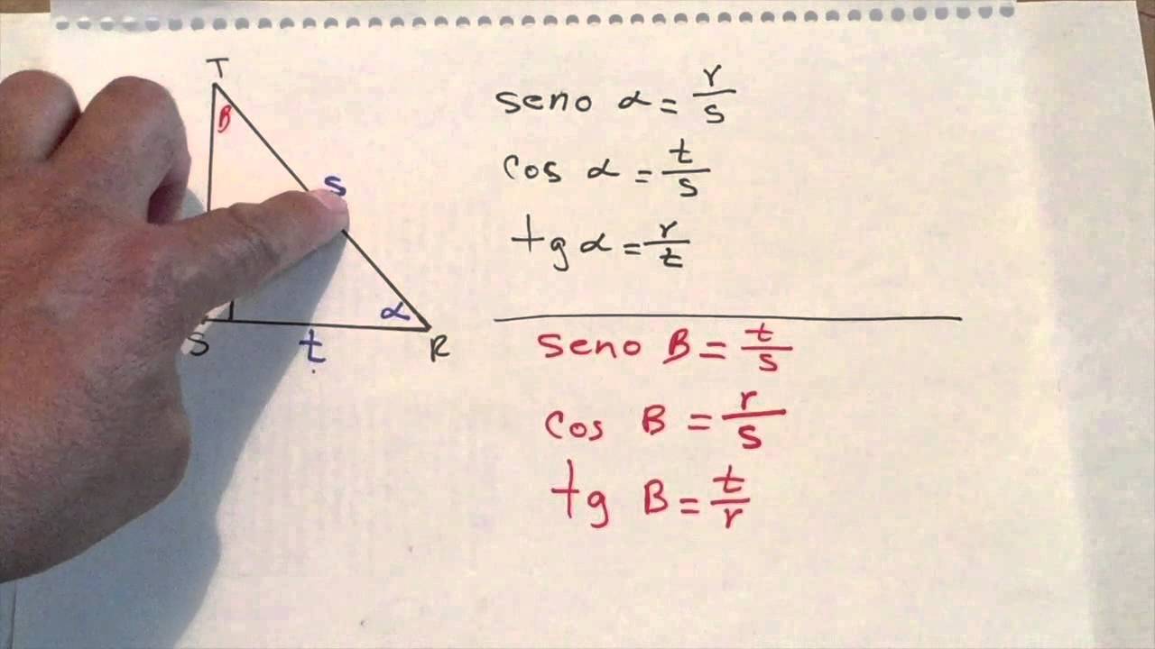 resuelve problemas utilizando las razones trigonométricas seno coseno y tangente
