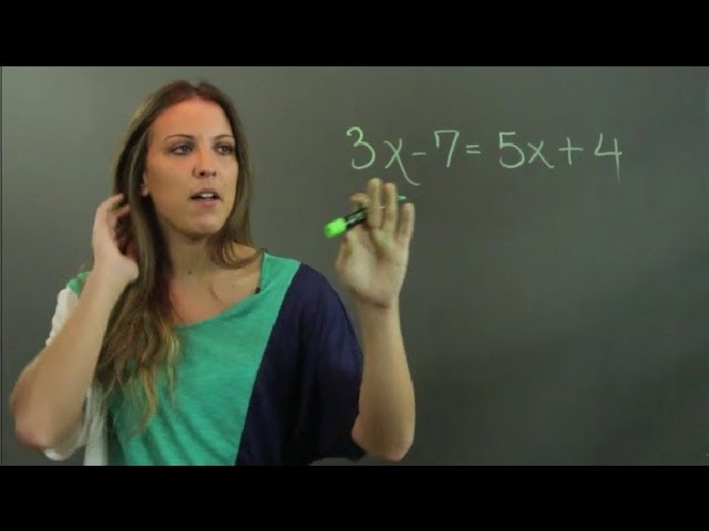 solving linear equations variable on both sides worksheet