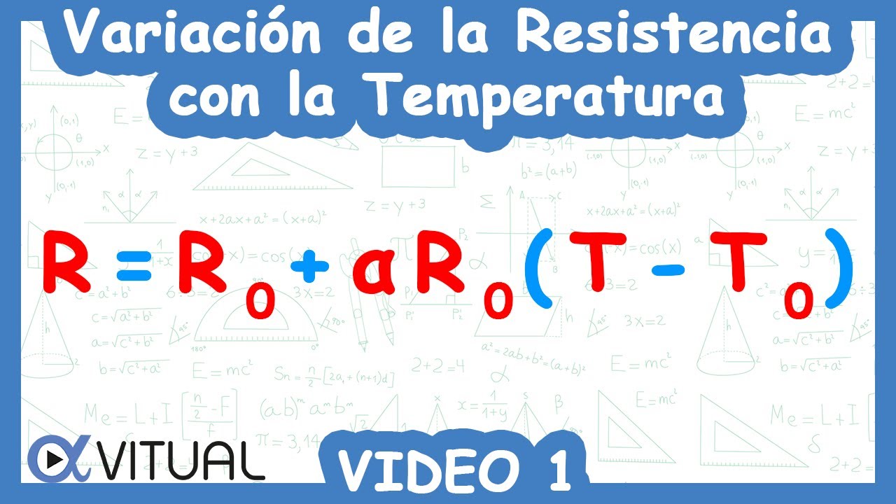 variacion de la resistencia con la temperatura