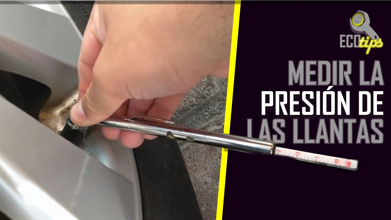aparato para checar el aire de las llantas