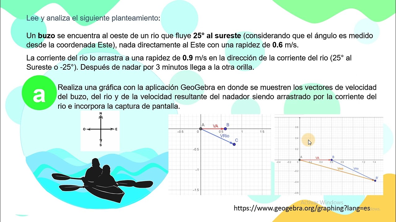 aplicación de los vectores en descripción del movimiento
