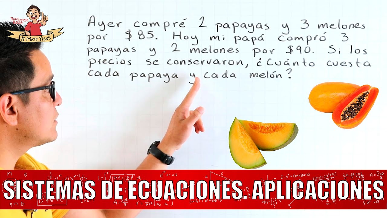 aplicaciones de los sistemas de ecuaciones